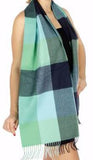 Monogrammed Patterned Cashmere Feel Scarf