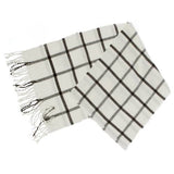 Monogrammed Patterned Cashmere Feel Scarf